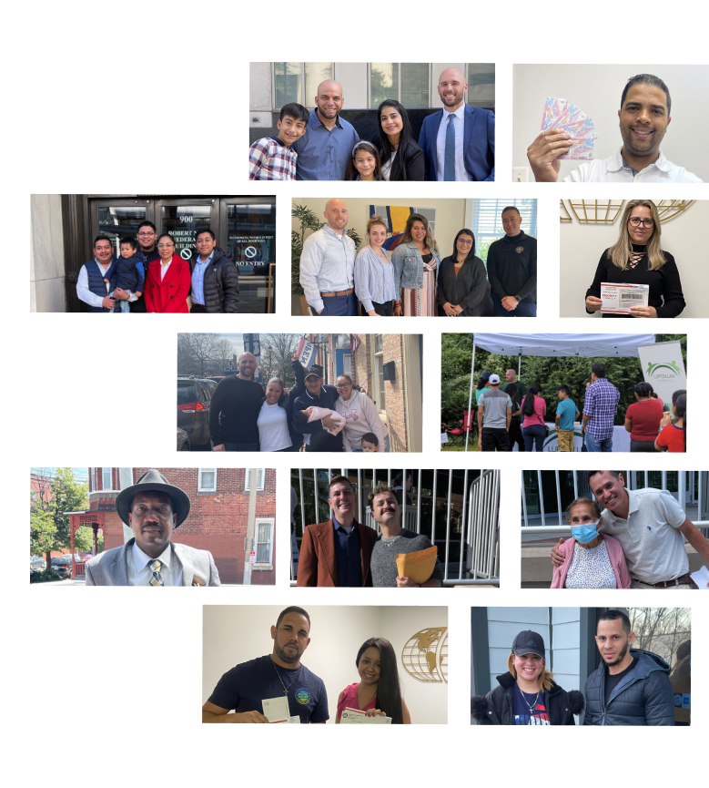 collage of attorneys at Lupton Law being involved in the community